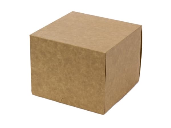 Hamburgerlåda stor brun/vit 135x135x105mm 195st/förpackning Vit/brun 1x1x1mm (195EA)