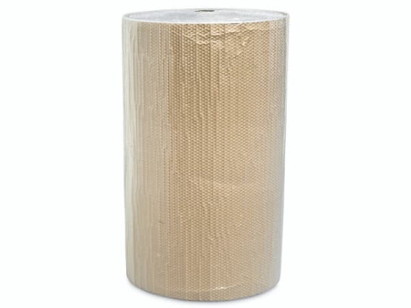 Bubbelplast med kraftpapper 100cmx75m Brun 1x1x1mm (75m)