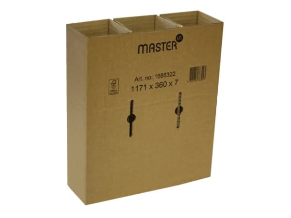 Vinförpackningsinsats för 3 flaskor Brun 1x1x1mm (1)