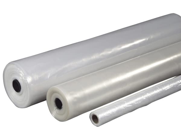 Plastik transluzent 2x50mx0,10mm 9,2kg foldet 1 gang (PE) Grå 1x1x1mm (50m)