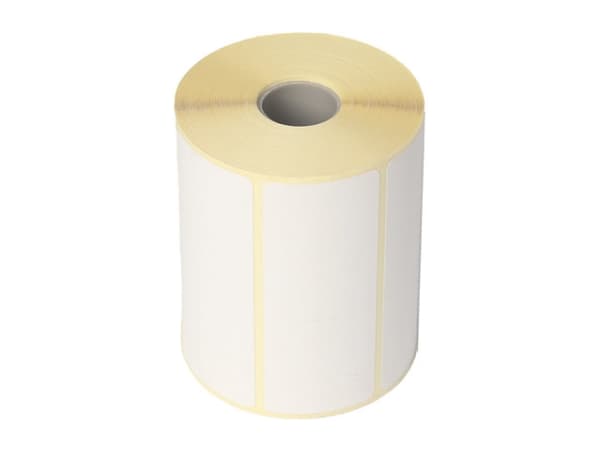 Värmeetiketter vit TOP med perforering 103x103mm 400st/rulle Vit 1x1x1mm (400EA)