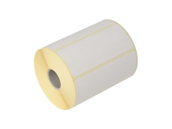 Värmeetiketter vit TOP med perforering 103x103mm 400st/rulle Vit 1x1x1mm (400EA)
