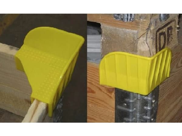 Stabelhjørne til pallerammer gul 120stk/kar Gul 1x1x1mm (120EA)