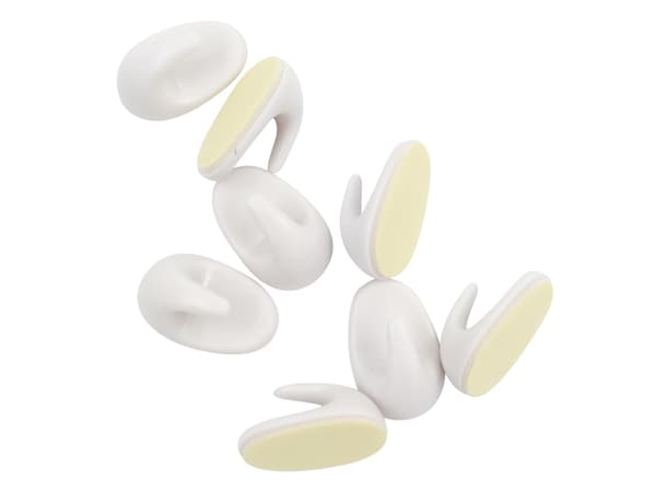 HOME It® selvklæbende krog i plast, 27×17 mm, 8 stk.
