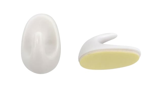 HOME It® selvklæbende krog i plast, 27×17 mm, 8 stk.