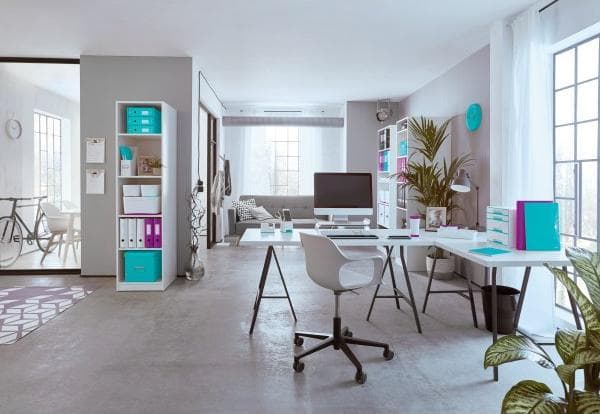 Leitz WOW Dual Colour - Brevfack - för ANSI A (Letter) (216 x 279 mm), A4 (210 x 297 mm), C4 (229 x 324 mm), Folio (216 x 330 mm) - lila