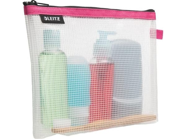 Leitz Leitz WOW Travel Cosmetic Bag, Pink 40140023