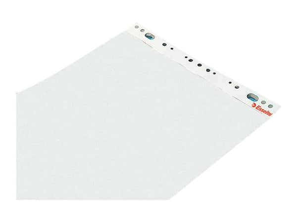 Esselte Standard - Flip-over kartonkilehtiö - 600 x 850 mm - 50 arkkia - valkoinen - yksinkertainen - monireikäinen