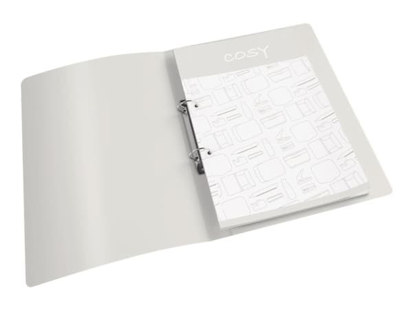 Leitz Cosy - Ringpärm - ryggbredd: 32 mm - för A4 - kapacitet: 190 ark - varmt gul