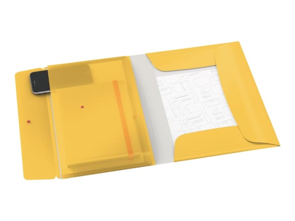 Leitz 46190019, Piirustuskansio, A4, Polypropeeni (PP), Keltainen, Matta, 150 arkkia