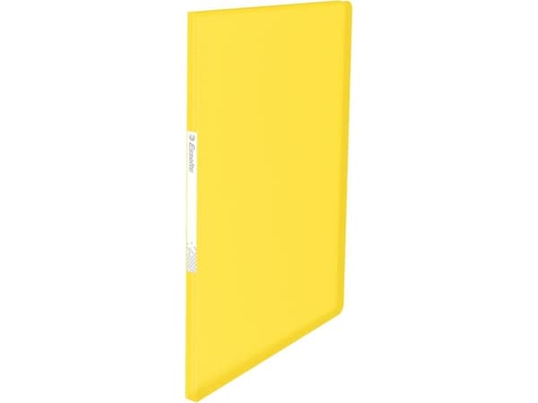 Esselte Vivida - Visningsbok - 20 utrymmen - för A4 (210 x 297 mm) - kapacitet: 40 ark - intensivgul