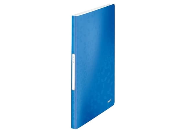 LEITZ WOW, A4, PP, 40 taskua, sini-metalli laminoidut pinnat, pintarakenne 3D kohokuvioinnilla, - 1 kpl (4632-00-36)