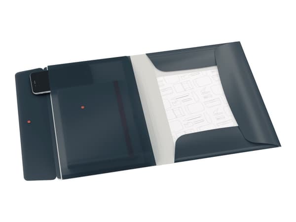 Leitz Cosy Mobile - 3-flikhållare - för A4 (210 x 297 mm) - kapacitet: 150 ark - sammetsgrå