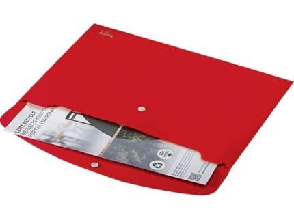 Leitz Recycle - Dokumentmappe - for A4 (210 x 297 mm) - kapasitet: 60 ark - rød