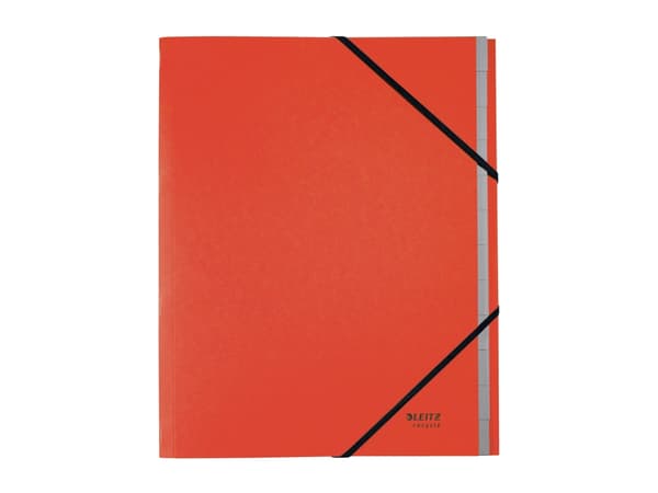 Leitz Recycle - Klassifikasjonsmappe - 12 deler - for A4 (210 x 297 mm) - med fliker - rød