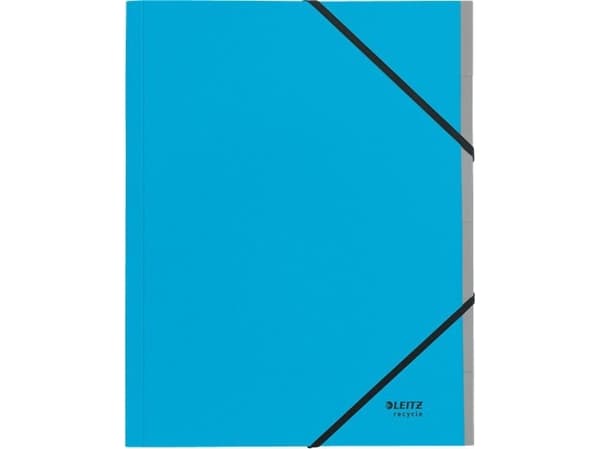 Leitz 39140035, Underskriftsmappe, Pap, Blå, 430 g/m², Elastik, Europa