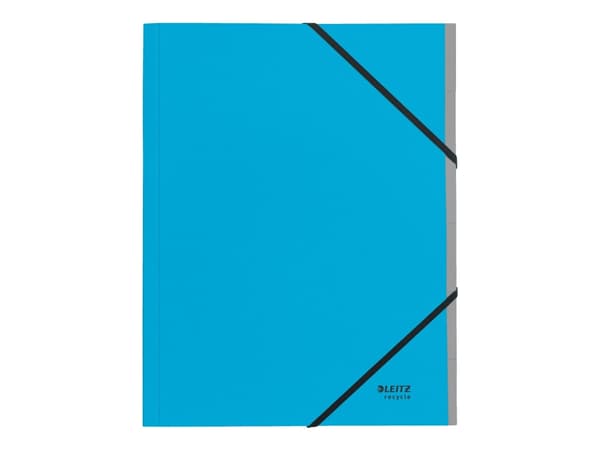 Leitz 39140035, Underskriftsmappe, Pap, Blå, 430 g/m², Elastik, Europa
