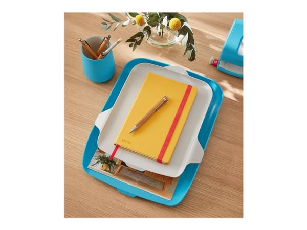Leitz Cosy - Brevbakke - for A4 (210 x 297 mm), C4 (229 x 324 mm) - rolig blått