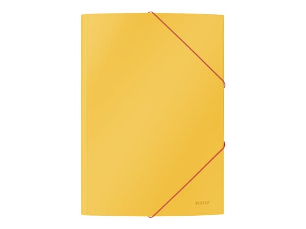 Leitz Cosy - 3-fliksmappe - for A4 (210 x 297 mm) - kapasitet: 150 ark - varm gulfarge