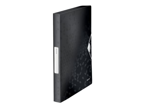 Leitz WOW - Boksfil - bokryggbredde: 30 mm - for A4 (210 x 297 mm) - kapasitet: 250 ark - svart