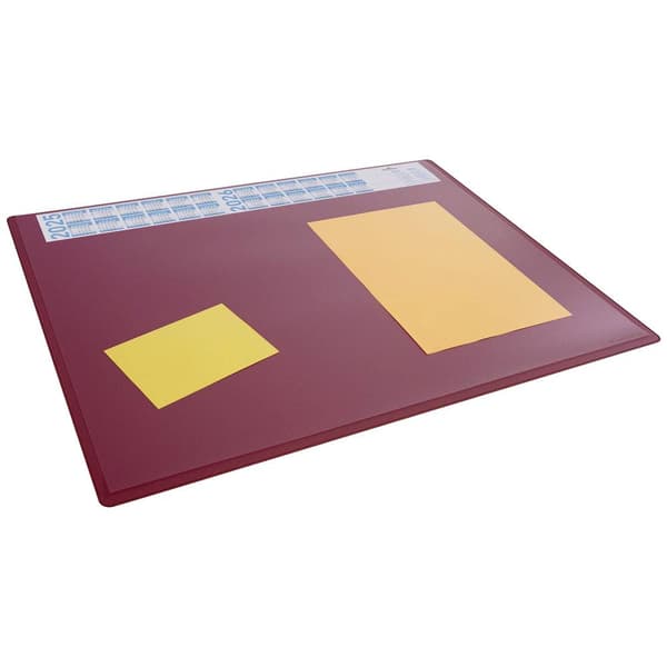 Durable 722303 Skrivunderlägg 4-årskalender Röd, Transparent (B x H) 650 mm x 500 mm