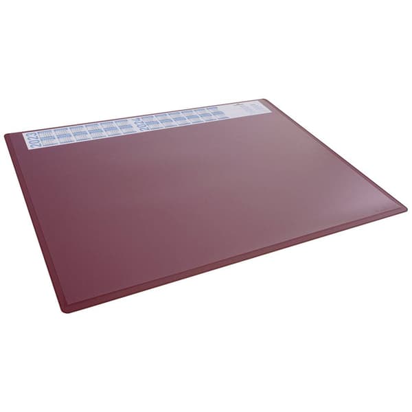 Durable 722303 Skrivunderlägg 4-årskalender Röd, Transparent (B x H) 650 mm x 500 mm