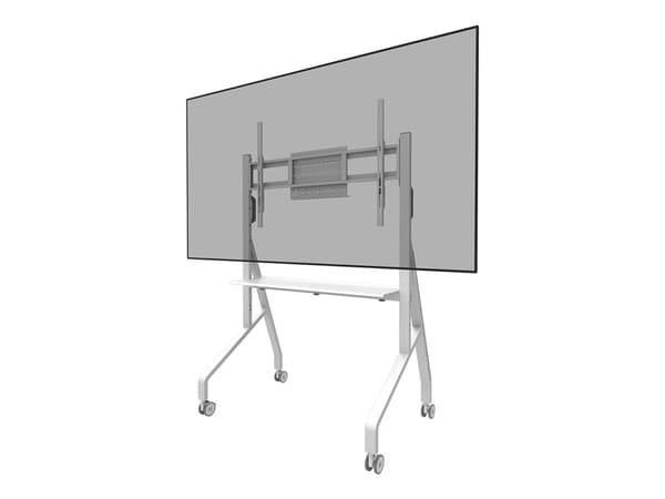 Neomounts Move Go FL50-525WH1 - Vagn - för platt panel - låsbar - stål - vit - skärmstorlek: 55"-86"