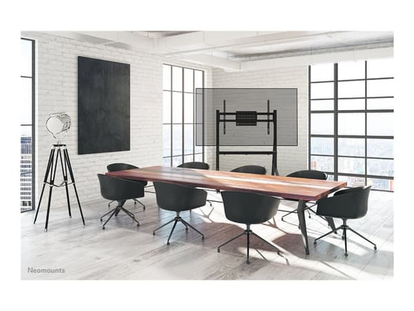 Neomounts FL50-525BL1 - Vogn - solid - for flatpanel - gulvstativ - låsbar - stål - svart - skjermstørrelse: 55"-86"