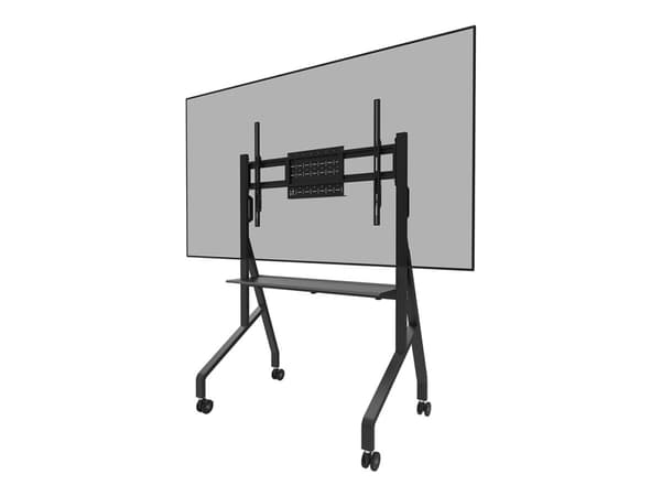 Neomounts FL50-525BL1 - Vogn - solid - for flatpanel - gulvstativ - låsbar - stål - svart - skjermstørrelse: 55"-86"