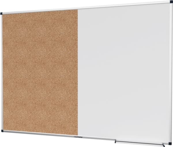 Kombinationstavla Legamaster® Unite, HxB 60 x 90 cm, kork/vit tavla
