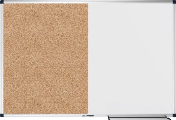 Kombinationstavla Legamaster® Unite, HxB 60 x 90 cm, kork/vit tavla