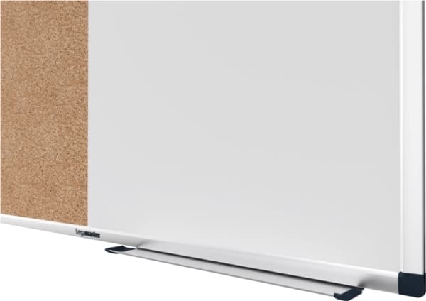 Kombinationstavla Legamaster® Unite, HxB 90 x 120 cm, kork/vit tavla