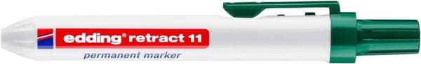 Edding Retract 11 Permanent Marker Green (10) permanenta markörer (4161004)