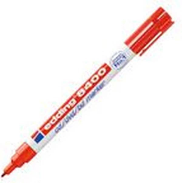 8400 0,5-1,0 mm Red Bullet Tip CD/DVD-markör (4-8400002)