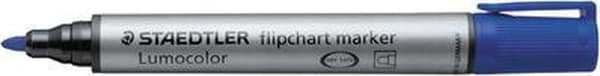 STAEDTLER Lumocolor blädderblocksmarkör 356B, svart Linjebredd: 2,0 - 5,0 mm, mejselspets, påfyllningsbar (356 B-9)