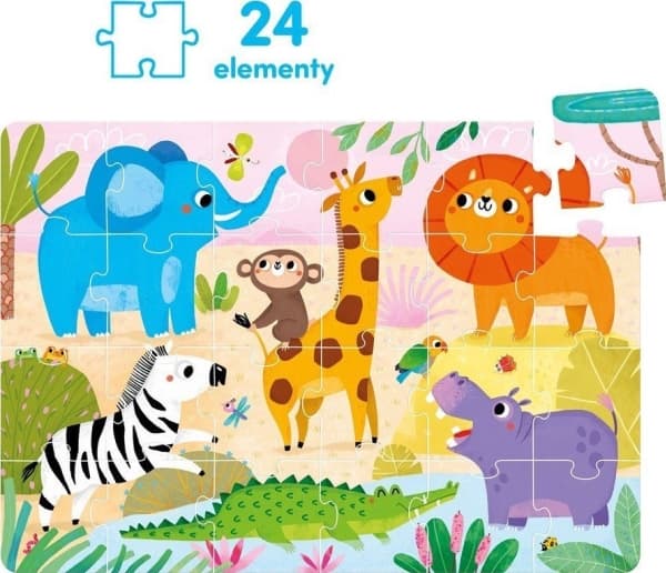 CzuCzu Wild Savanna puslespill 24el 2+