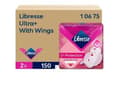 Miniatyrbild 2 av 5: Bind Libresse Ultra+ Vingdispenser refill utan parfym vit 2x150st,2 pk x 150 st/krt