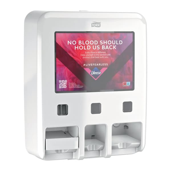 Dispenser Tork Period Care - til bind/tampon - til vægmontering