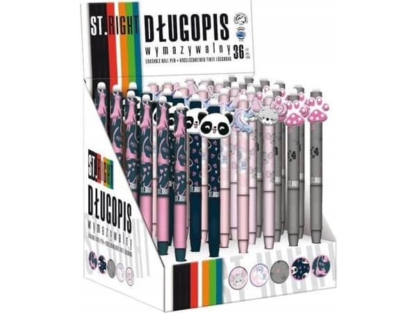 Girls' erasable automatic pen (36pcs)