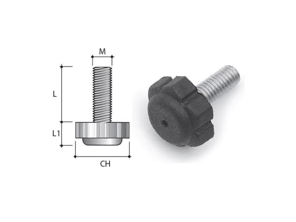 Haushalt Support Furn M10x22 Pi07 Pne 4Pcs
