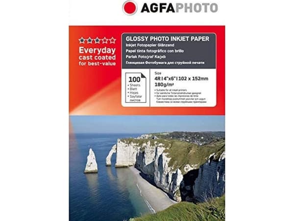 AgfaPhoto Everyday Photo Inkjet Paper Glossy 180 g 10x15 20 Bl. (AP18020A6N)