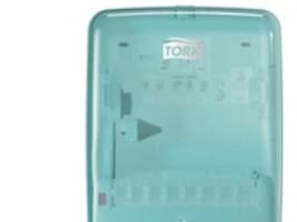 Dispenser Tork® Washstation W6, 651420, vandtæt, til håndklæderulle, hvid/turkis