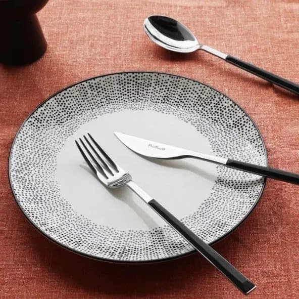 PINTINOX CUTLERY SET 24 PCS SUSHI QUEEN EBONY PINTINOX