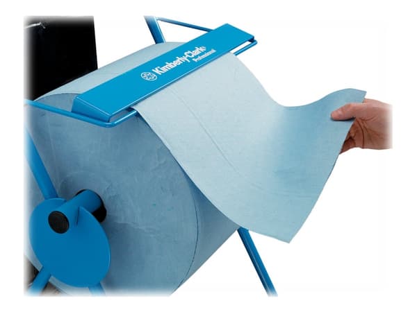 Kimberly-Clark Professional Large - Tørkeklutdispenser - stål - blå
