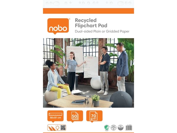 Flipoverblok Nobo 58x81cm kv/bl 50a 70gD