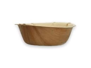 Skål Verive palmeblad rund 500ml Ø18,2cm natur,4 ps x 25 stk/krt