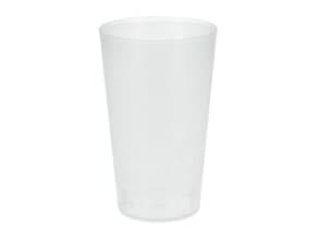 Plastglas Verive flergangs 40cl Ø84mm PP klar,150 stk/krt
