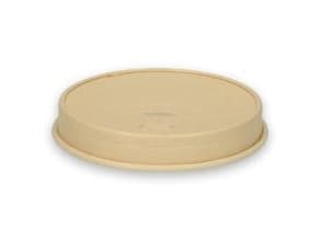 Drikkelåg Pap Ø80xH16mm Til Kaffebæger Natur Verive,20 ps x 50 stk/krt