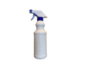 Sprayflaske 500ml med blå sprayer hvid,20 stk/krt