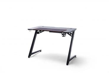 DXRacer BASIC, Rett, Rektangulær form, Spilling, Sort, Z-ben, Sort, Rød